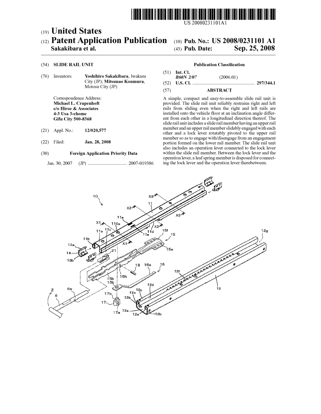 SLIDE RAIL UNIT - diagram, schematic, and image 01