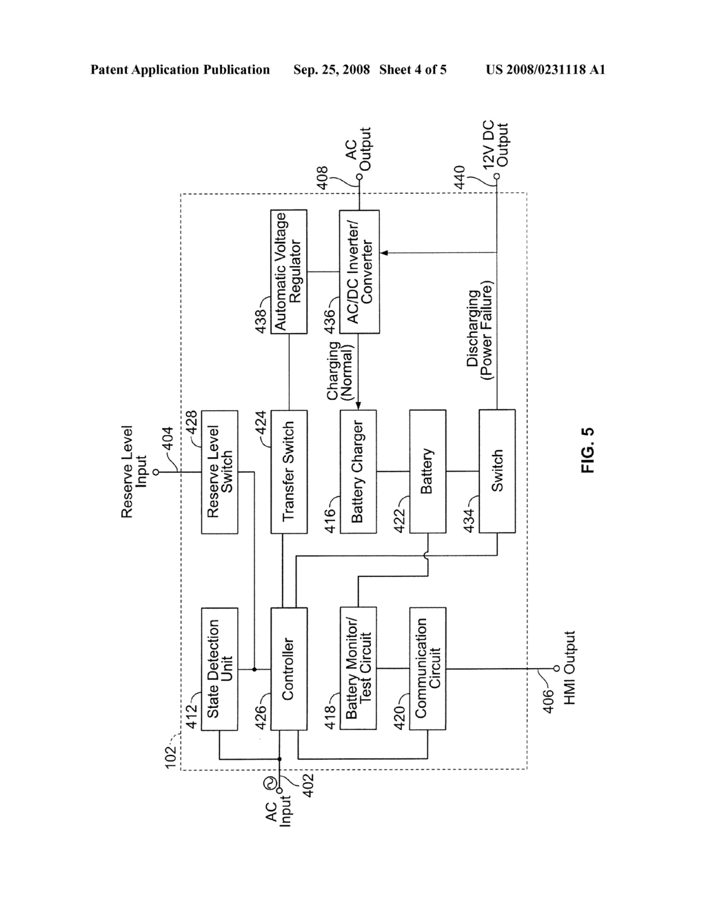 ON-DEMAND UNINTERRUPTIBLE POWER SUPPLY - diagram, schematic, and image 05