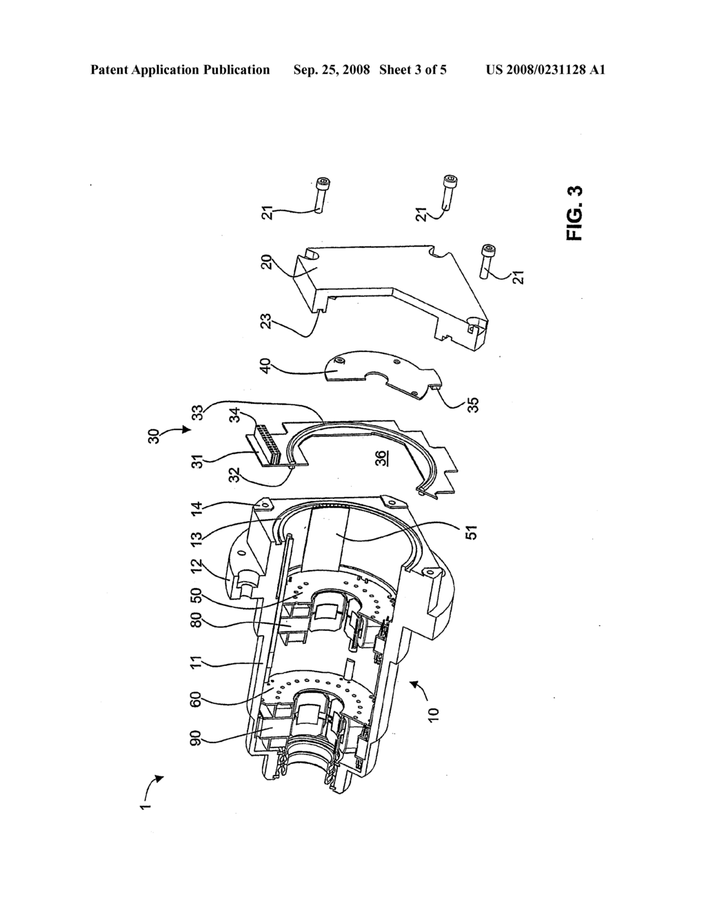 Magnetic Bearing Device With an Improved Vacuum Feedthrough - diagram, schematic, and image 04