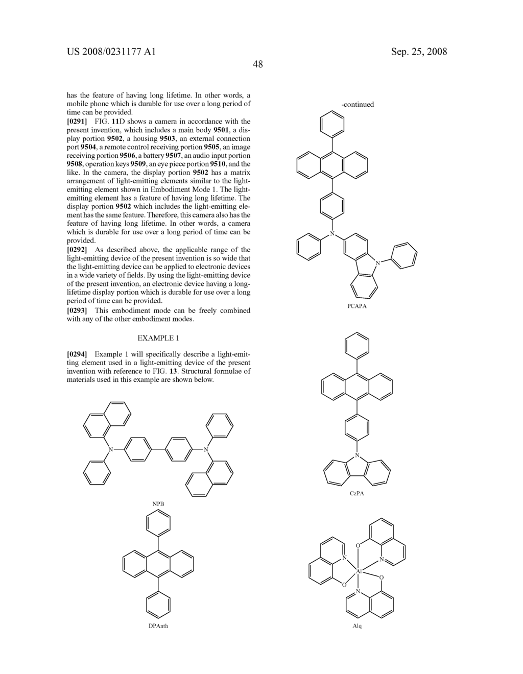 Light-Emitting Device and Electronic Device - diagram, schematic, and image 73