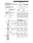 Driving method for organic electroluminescence light emitting section diagram and image