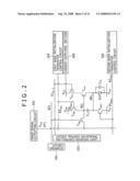 Driving method for organic electroluminescence light emitting section diagram and image