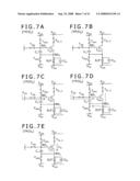 Driving method for organic electroluminescence light emitting section diagram and image