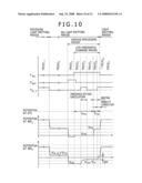 Driving method for organic electroluminescence light emitting section diagram and image