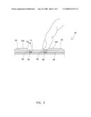 RISER, RIDGE BASED TOUCH KEYPAD FOR PORTABLE ELECTRONIC DEVICE diagram and image