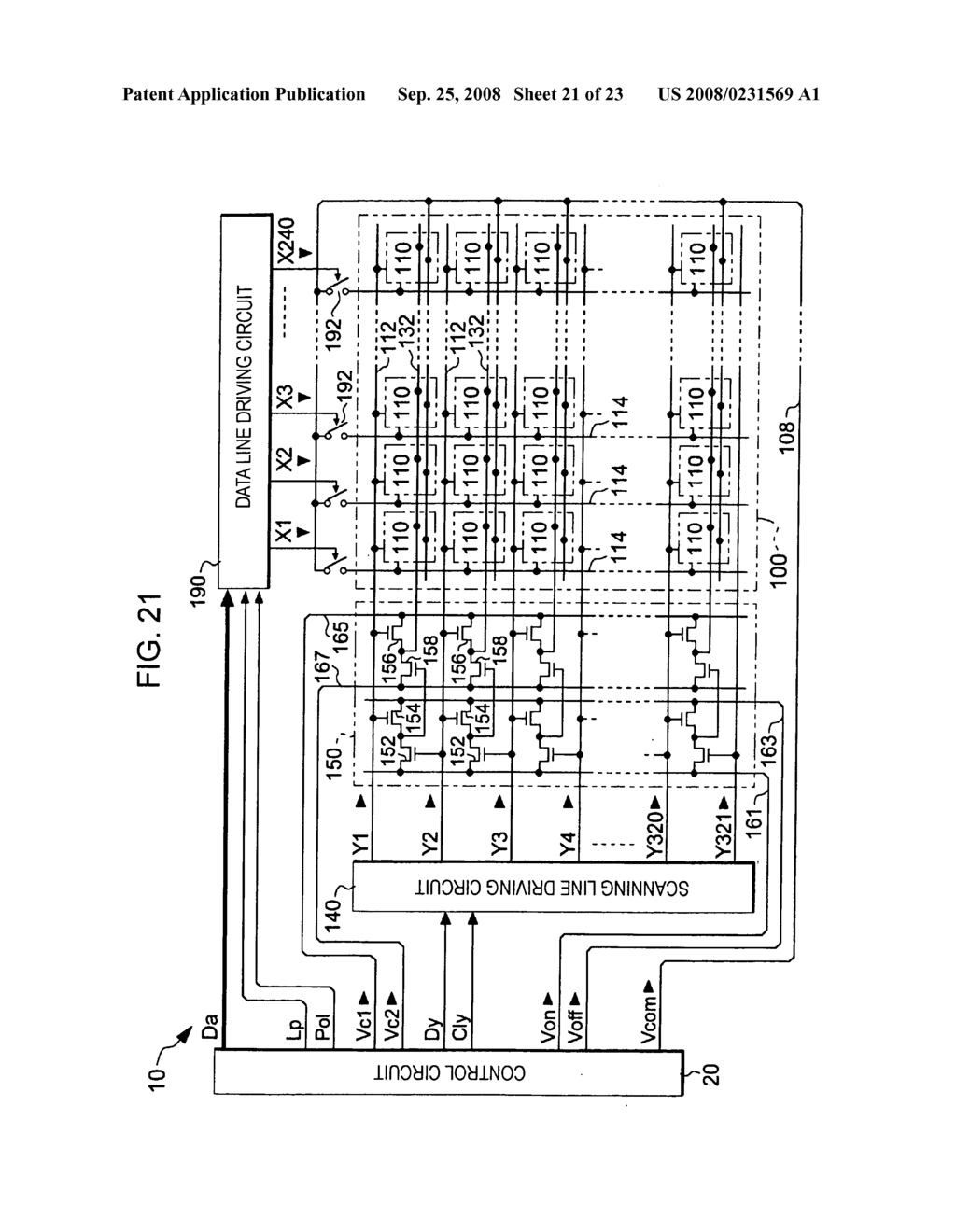 Electro-optical device, driving circuit and electronic apparatus - diagram, schematic, and image 22