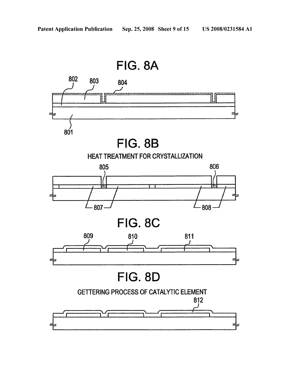 Active matrix type display device - diagram, schematic, and image 10