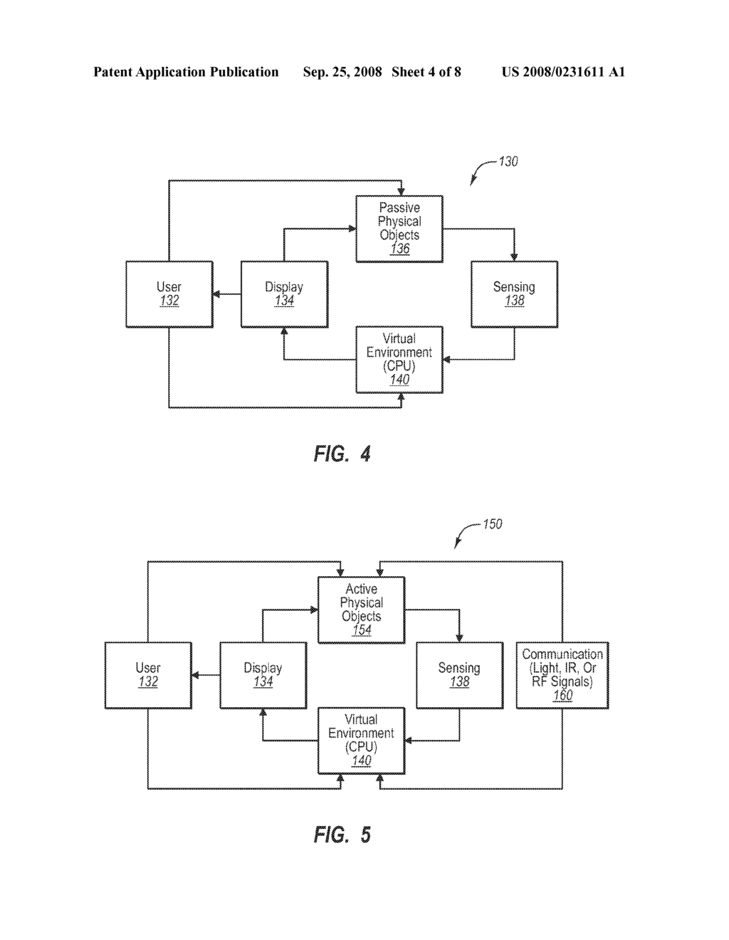 INTERACTION BETWEEN OBJECTS AND A VIRTUAL ENVIRONMENT DISPLAY - diagram, schematic, and image 05