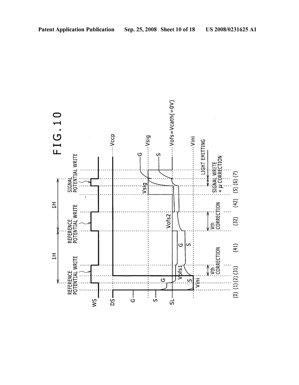 Display apparatus and drive method thereof and electronic device - diagram, schematic, and image 11