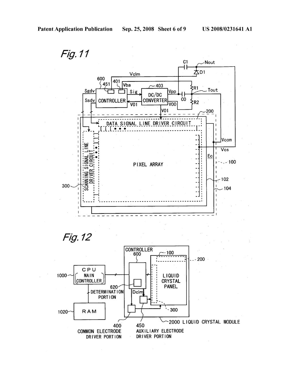 Display Device, and Circuit and Method for Driving Same - diagram, schematic, and image 07