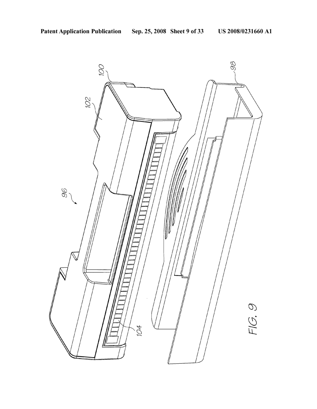 PRINTHEAD WITH INK CONDUIT WEIR FOR PRIMING CONTROL - diagram, schematic, and image 10