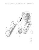 PRINTHEAD WITH DRIVE CIRCUITRY COMPONENTS ADJACENT THE PRINTHEAD IC diagram and image