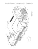 PRINTHEAD WITH DRIVE CIRCUITRY COMPONENTS ADJACENT THE PRINTHEAD IC diagram and image