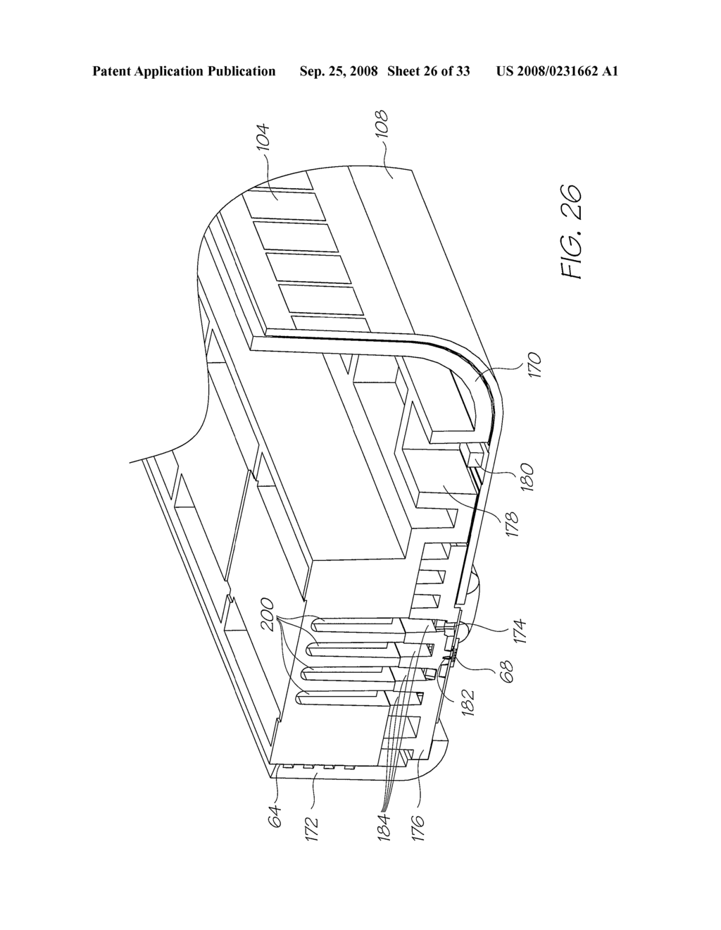 PRINTHEAD WITH DRIVE CIRCUITRY COMPONENTS ADJACENT THE PRINTHEAD IC - diagram, schematic, and image 27