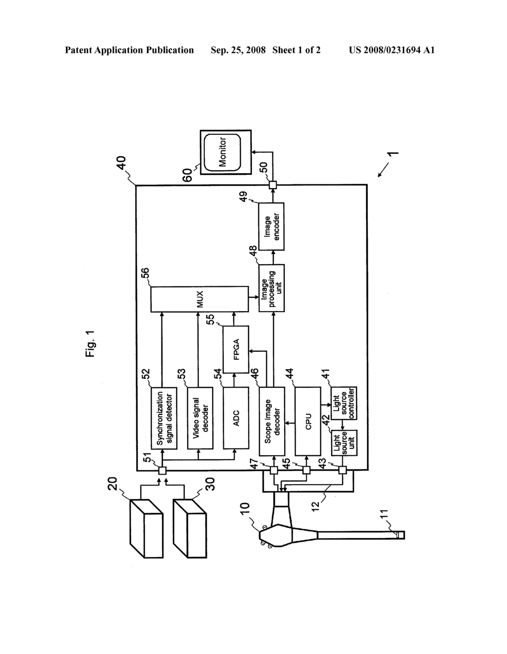 IMAGE PROCESSOR OF ENDOSCOPE SYSTEM - diagram, schematic, and image 02