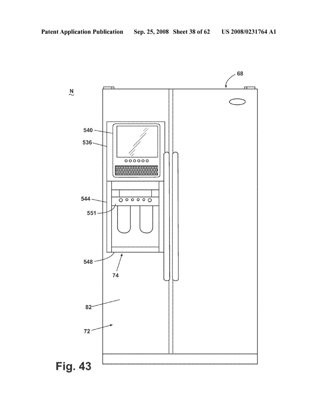 Writing surface with video display - diagram, schematic, and image 39