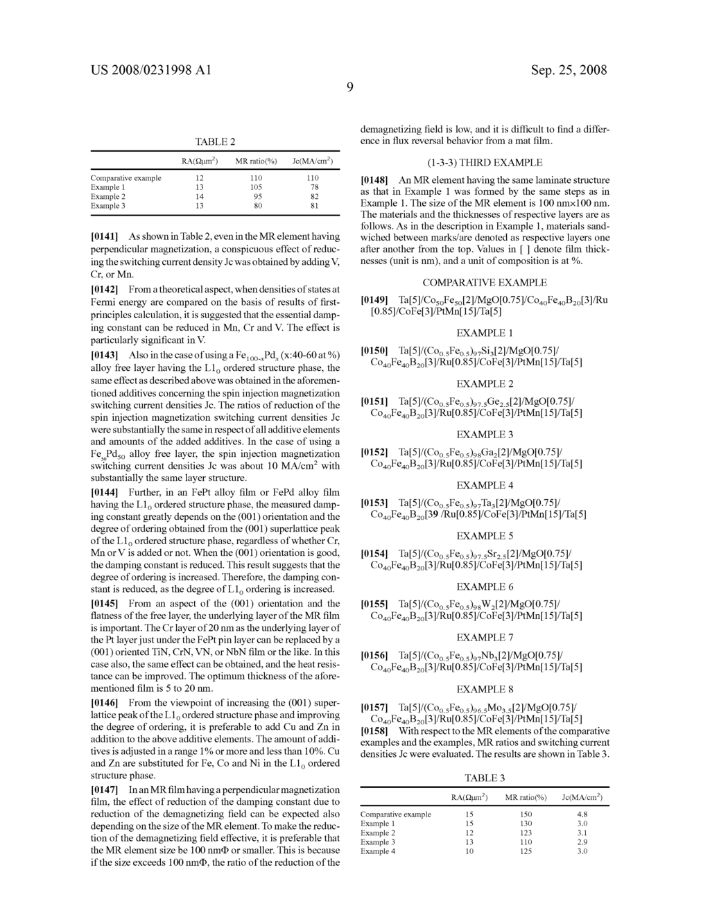 MAGNETORESISTIVE EFFECT DEVICE AND MAGNETIC RANDOM ACCESS MEMORY USING THE SAME - diagram, schematic, and image 14