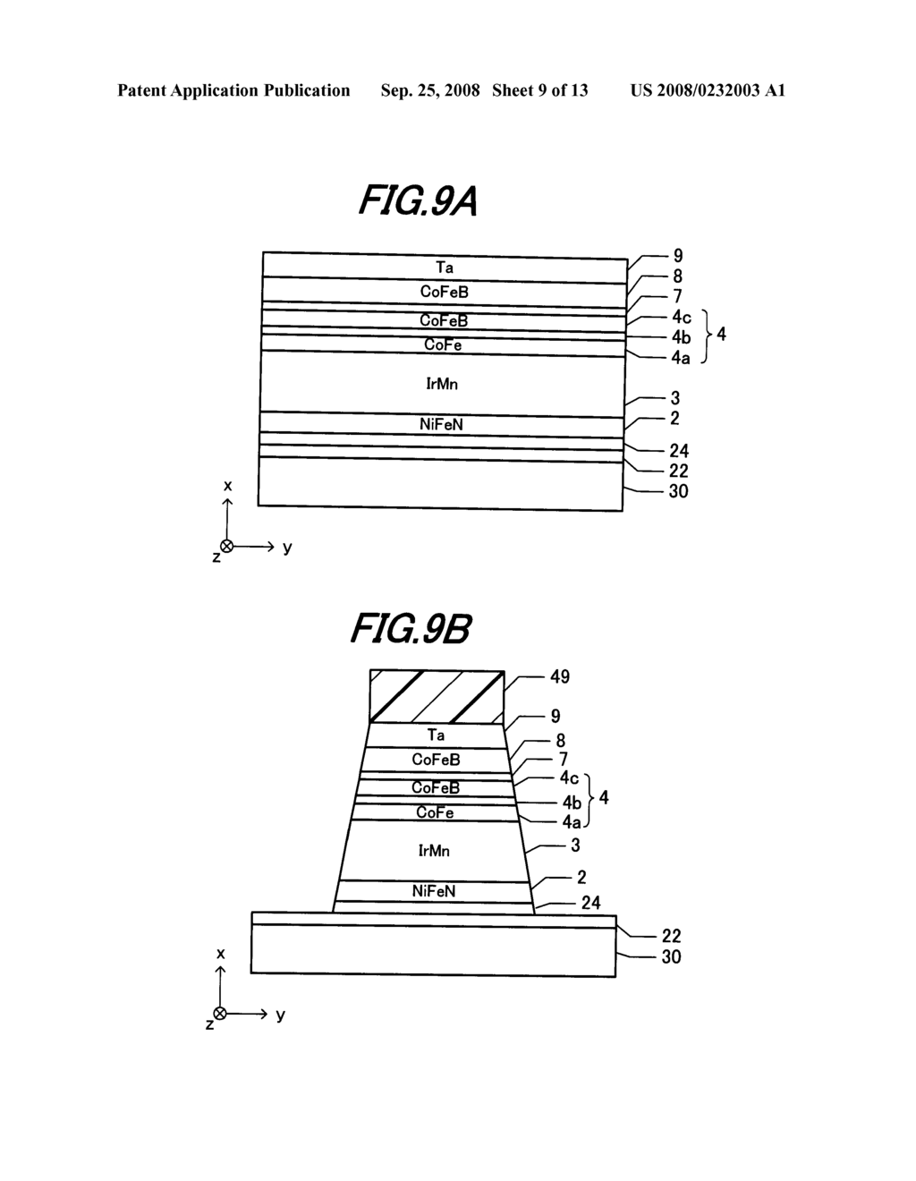 MAGNETORESISTANCE EFFECT DEVICE, MAGNETIC LAMINATION STRUCTURAL BODY, AND MANUFACTURE METHOD FOR MAGNETIC LAMINATION STRUCTURAL BODY - diagram, schematic, and image 10