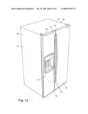 Writing surface with removable portable electronic device diagram and image