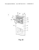 Writing surface with removable portable electronic device diagram and image