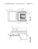 Writing surface with removable portable electronic device diagram and image