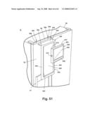 Writing surface with removable portable electronic device diagram and image