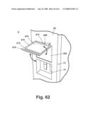 Writing surface with removable portable electronic device diagram and image