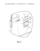 Writing surface with removable portable electronic device diagram and image