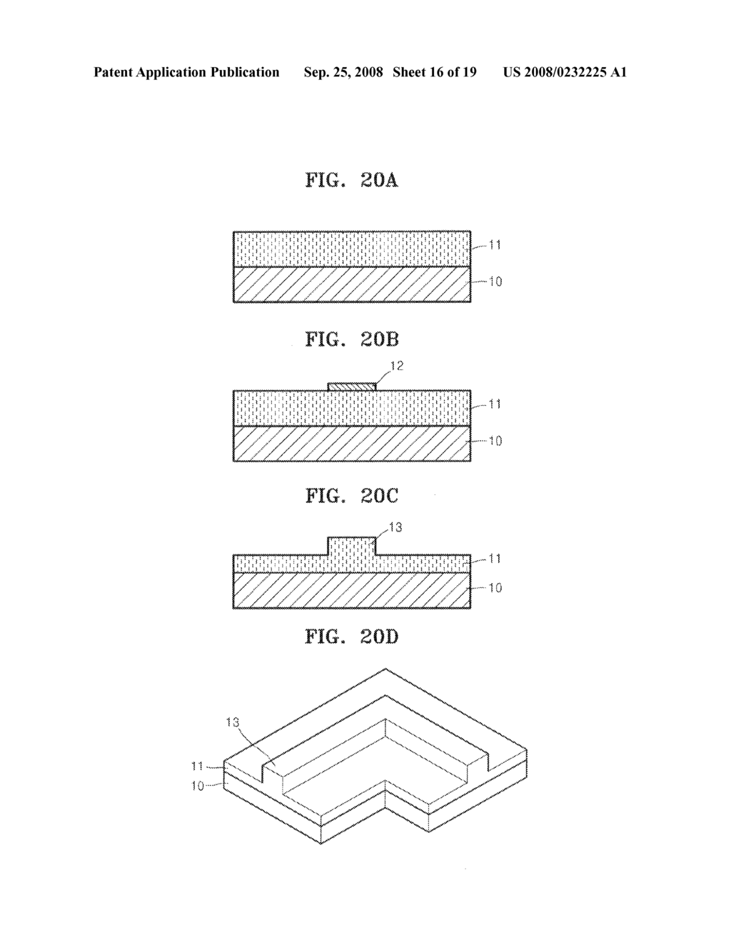 90°-BENT METALLIC WAVEGUIDE HAVING TAPERED C-SHAPED APERTURE, METHOD OF FABRICATING THE WAVEGUIDE, LIGHT DELIVERY MODULE INCLUDING THE WAVEGUIDE, AND HEAT ASSISTED MAGNETIC RECORDING HEAD HAVING THE WAVEGUIDE - diagram, schematic, and image 17