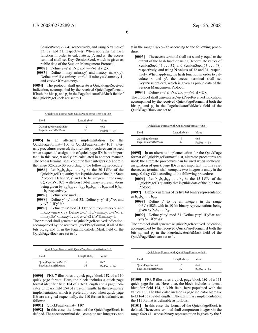 APPARATUS, AND ASSOCIATED METHOD, FOR PAGING AN ACCESS TERMINAL IN A RADIO COMMUNICATION SYSTEM USING SEQUENTIALLY ASSIGNED QUICK PAGE IDENTIFIERS - diagram, schematic, and image 10