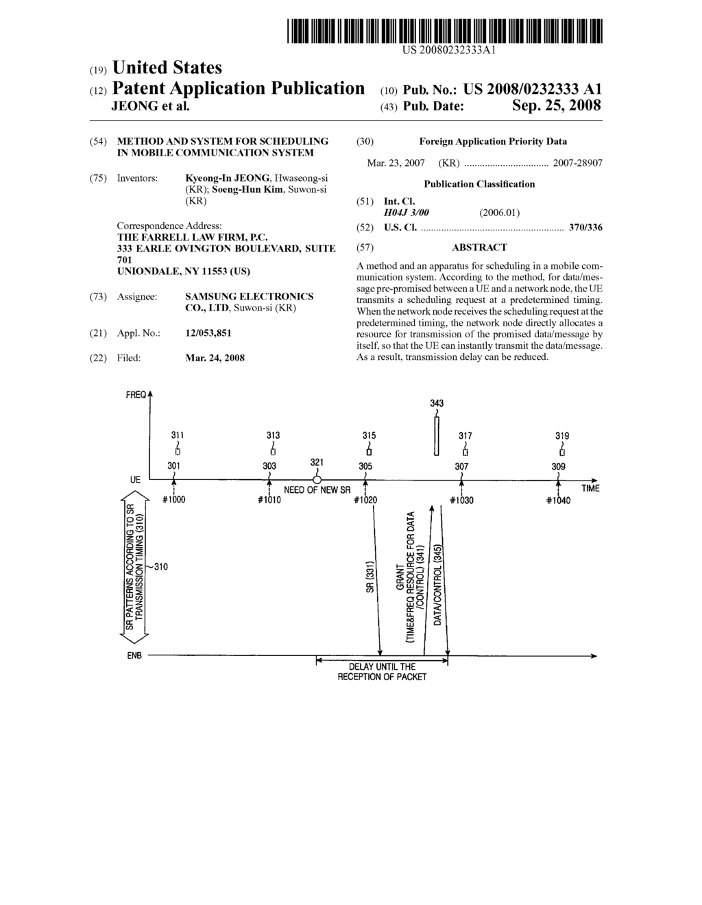 METHOD AND SYSTEM FOR SCHEDULING IN MOBILE COMMUNICATION SYSTEM - diagram, schematic, and image 01