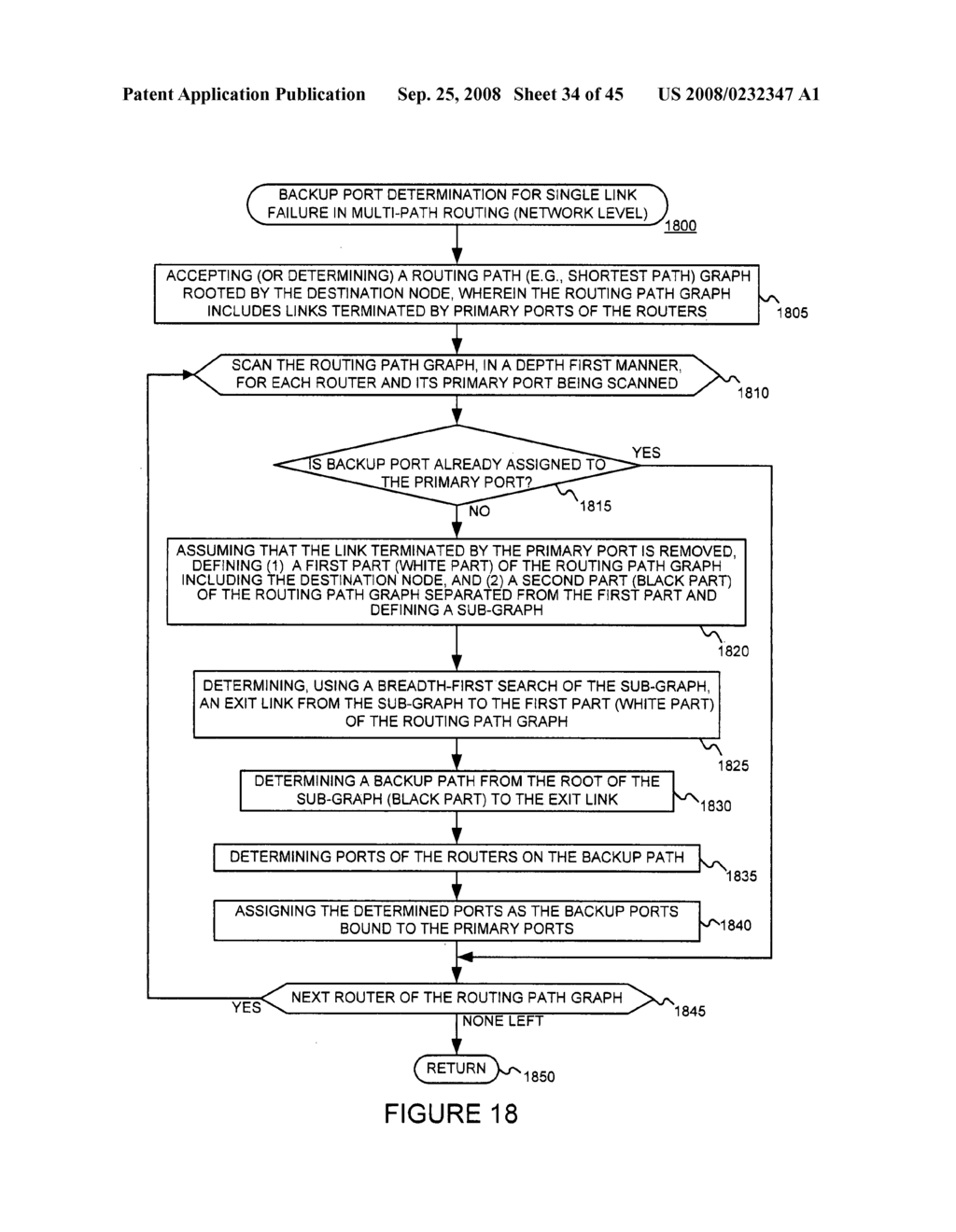 Determining rerouting information for single-node failure recovery in an internet protocol network - diagram, schematic, and image 35