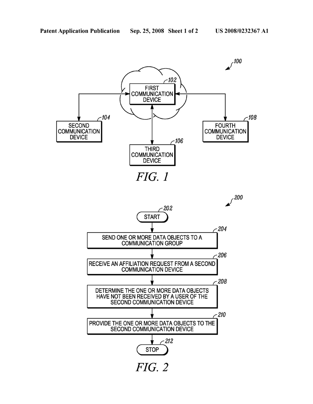 METHOD FOR MANAGING A COMMUNICATION GROUP OF COMMUNICATION DEVICES - diagram, schematic, and image 02