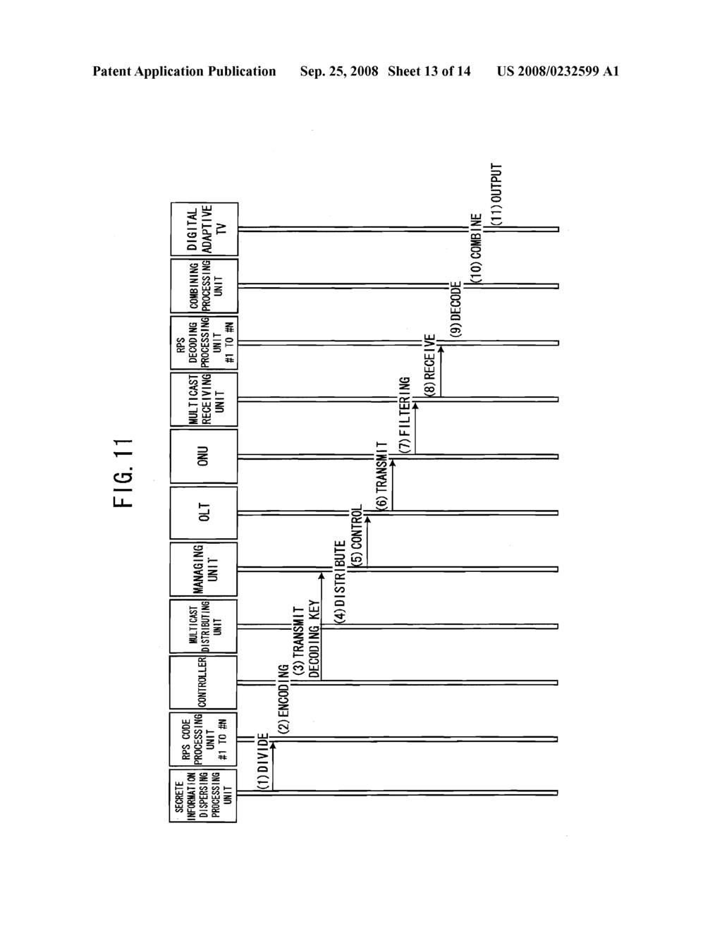 CONTENT DISTRIBUTING METHOD, COMPUTER-READABLE RECORDING MEDIUM RECORDED WITH PROGRAM FOR MAKING COMPUTER EXECUTE CONTENT DISTRIBUTING METHOD AND RELAY DEVICE - diagram, schematic, and image 14