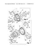 Diaphragm bearing hanger assembly diagram and image