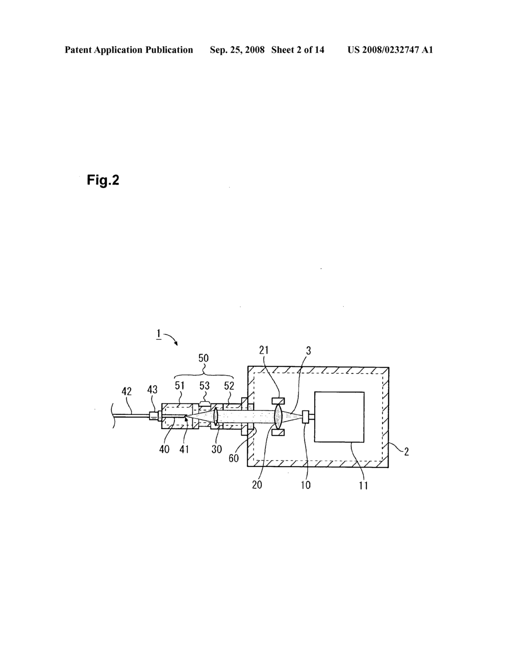 Optical axis adjusting method, optical module producing method, optical axis adjusting apparatus, and optical module - diagram, schematic, and image 03