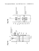 Optical axis adjusting method, optical module producing method, optical axis adjusting apparatus, and optical module diagram and image