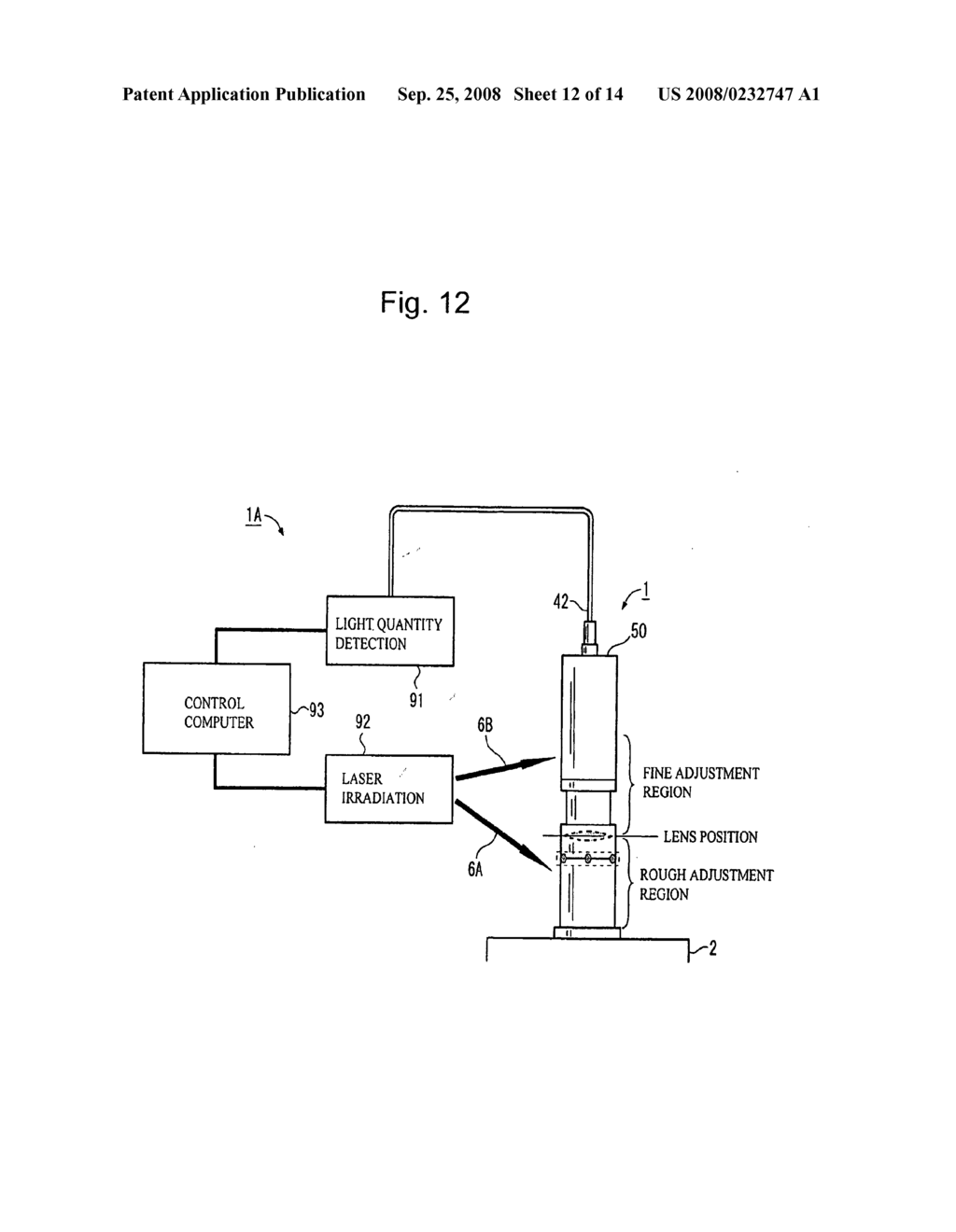 Optical axis adjusting method, optical module producing method, optical axis adjusting apparatus, and optical module - diagram, schematic, and image 13