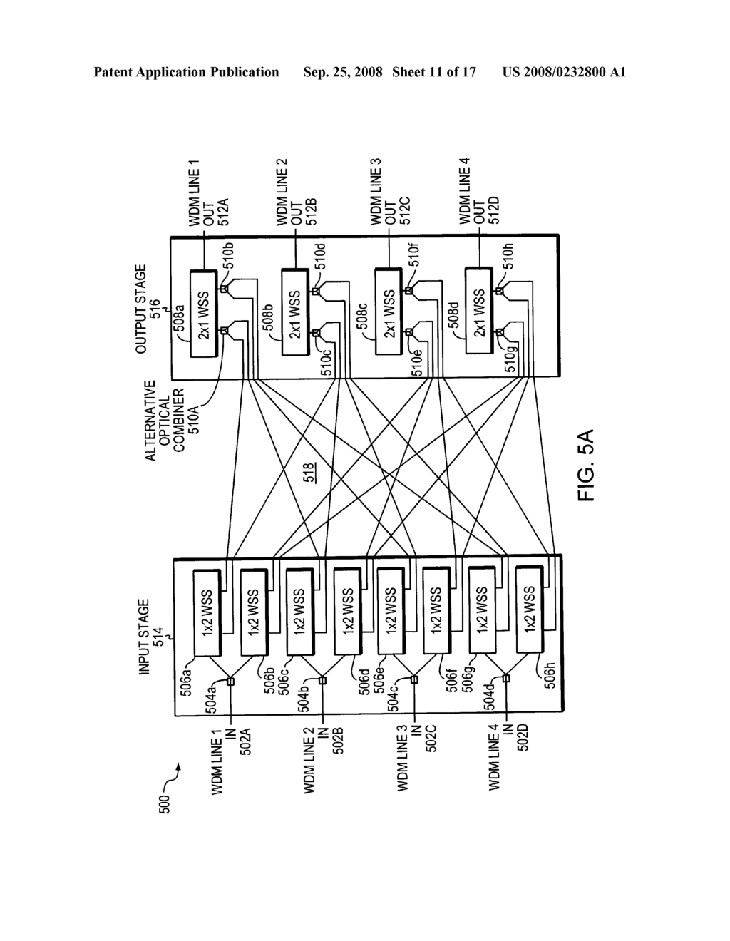 Method and apparatus for switching optical wavelengths - diagram, schematic, and image 12