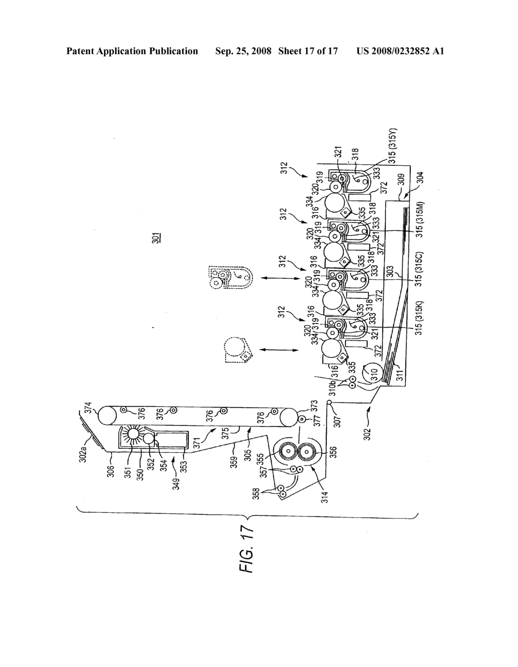 Image formation apparatus and photoreceptor cartridge - diagram, schematic, and image 18