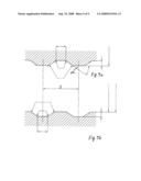 Process and Device for Producing Threads, Especially for Boring Rods or the Like diagram and image