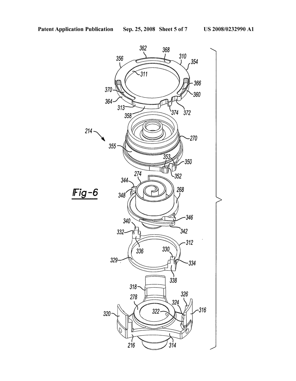 Scroll compressor with compliant retainer - diagram, schematic, and image 06