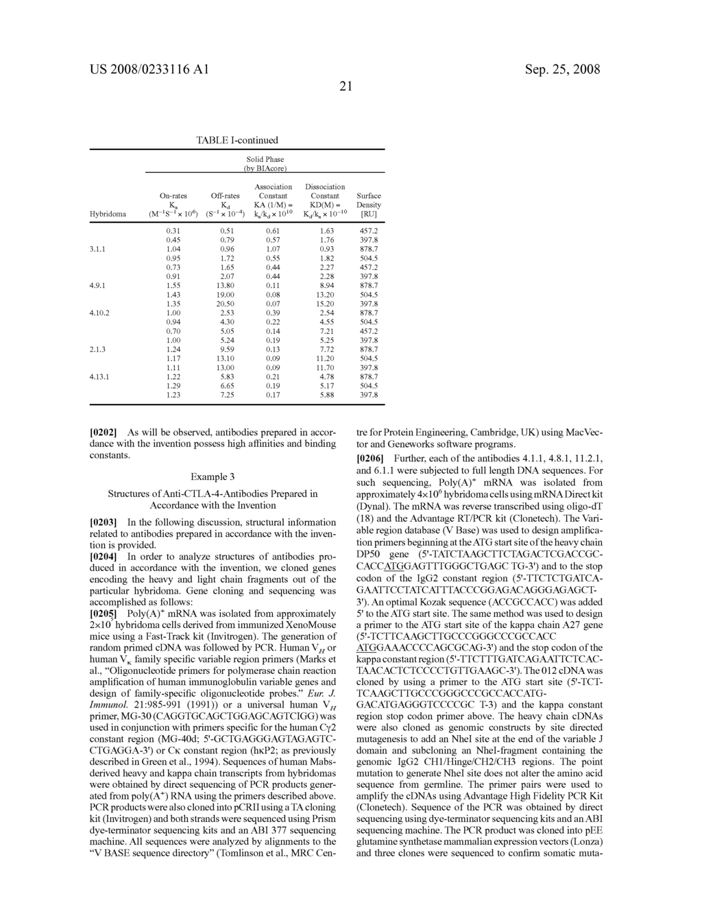 Human monoclonal antibodies to CTLA-4 - diagram, schematic, and image 70