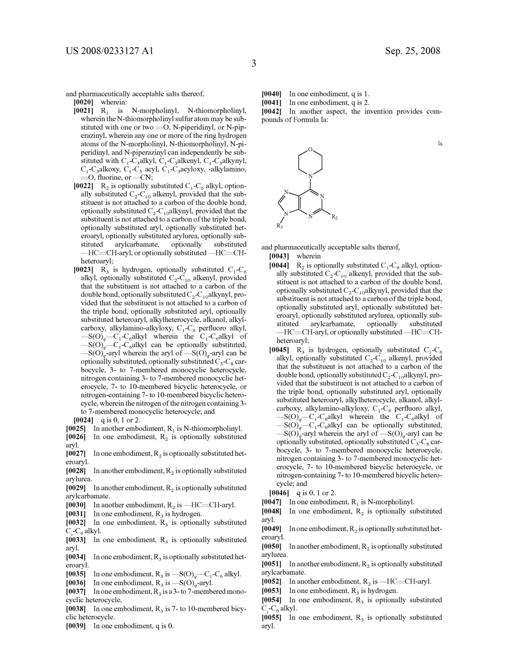 IMIDAZOLOPYRIMIDINE ANALOGS AND THEIR USE AS PI3 KINASE AND MTOR INHIBITORS - diagram, schematic, and image 04