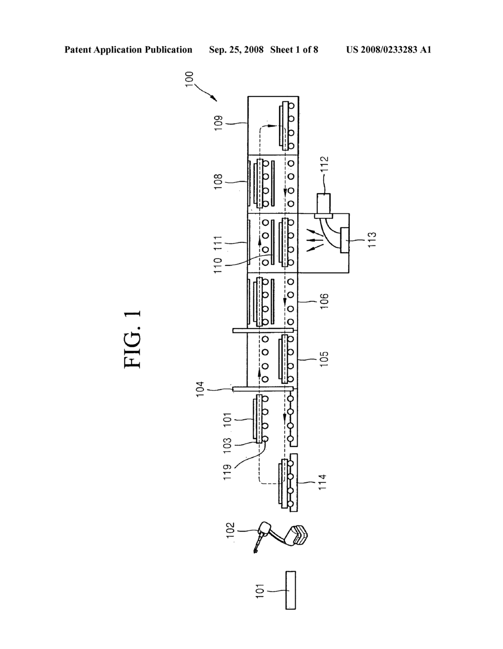 Apparatus for depositing protective layer and depositing method using the apparatus - diagram, schematic, and image 02