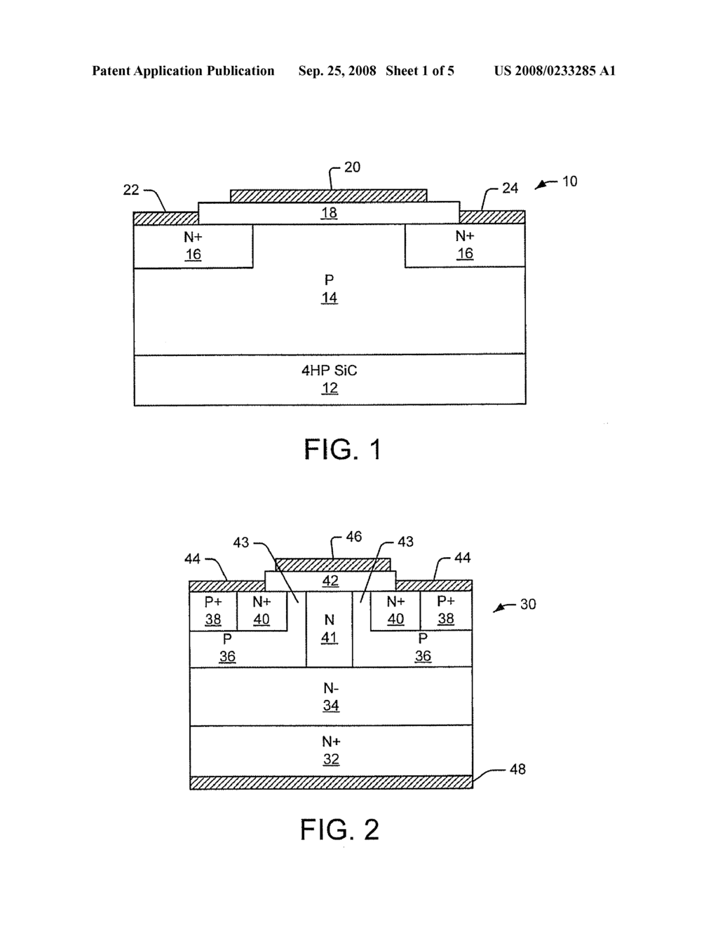 Methods of forming SIC MOSFETs with high inversion layer mobility - diagram, schematic, and image 02