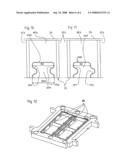 Mold for the production of molded concrete bricks, and molded concrete brick using it diagram and image