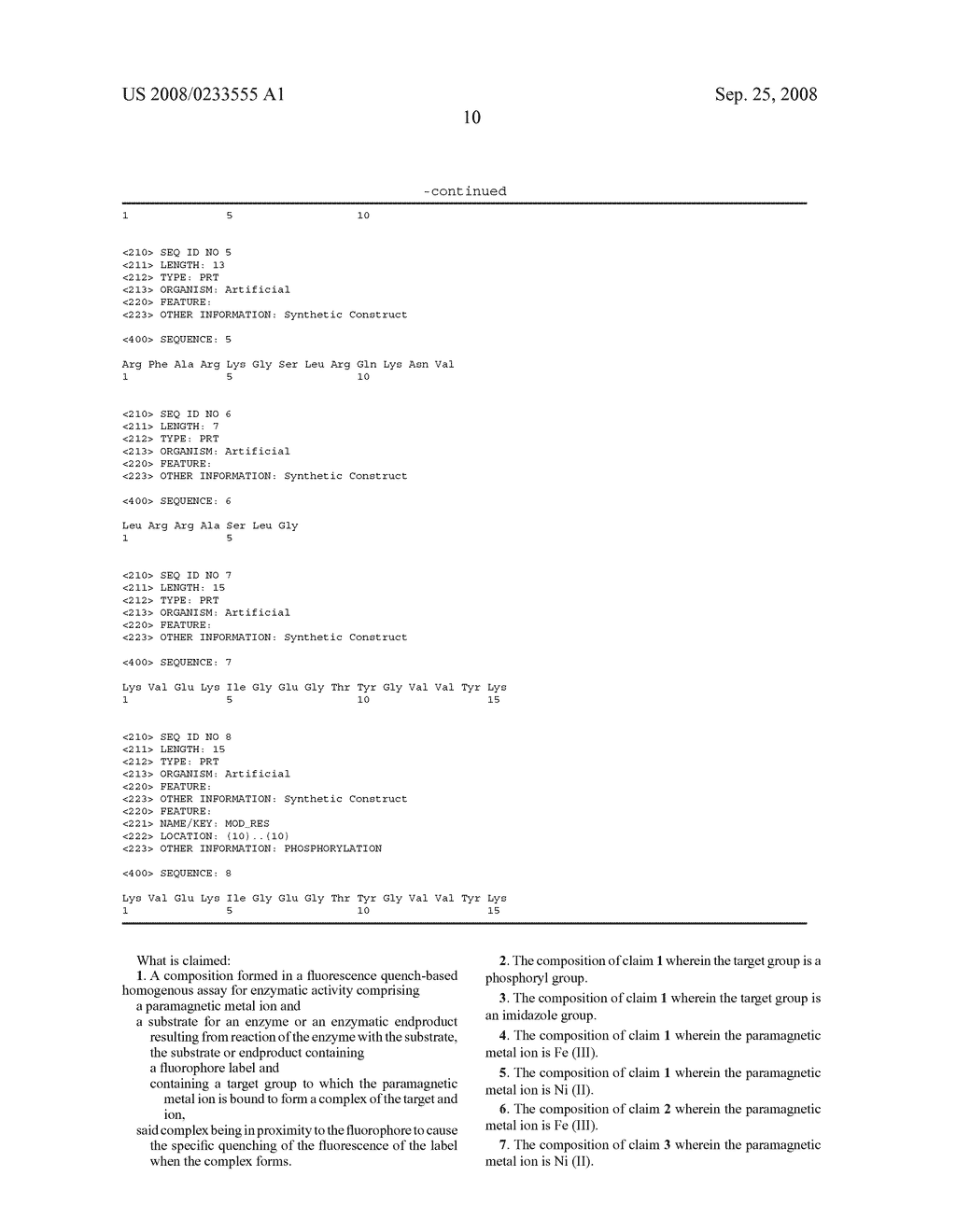 HOMOGENEOUS ASSAY FOR ENZYMATIC ACTIVITY - diagram, schematic, and image 27