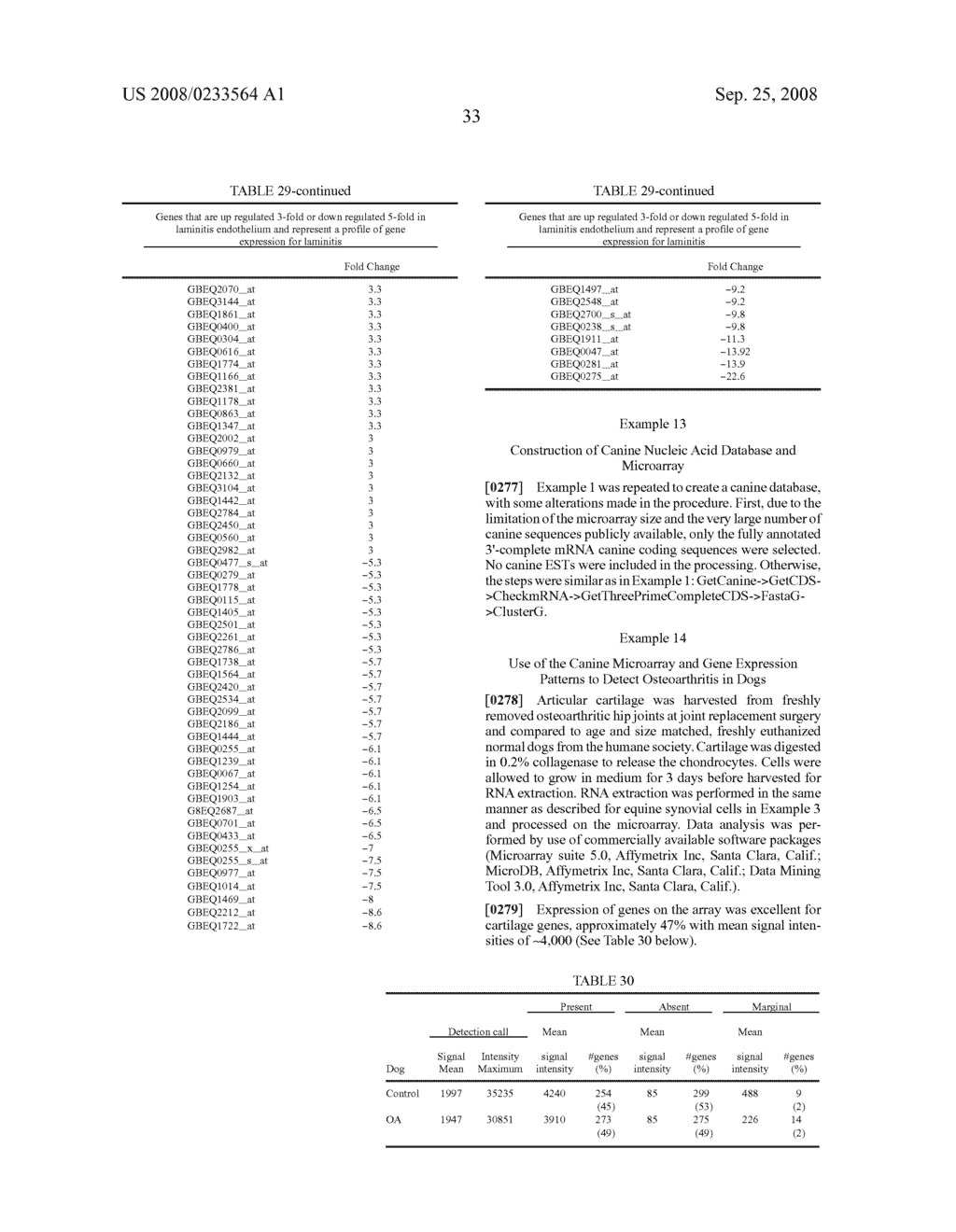 Methods of Using Databases to Greate Gene-Expression Microarrays, Microarrays Greated Thereby, and Uses of the Microarrays - diagram, schematic, and image 43