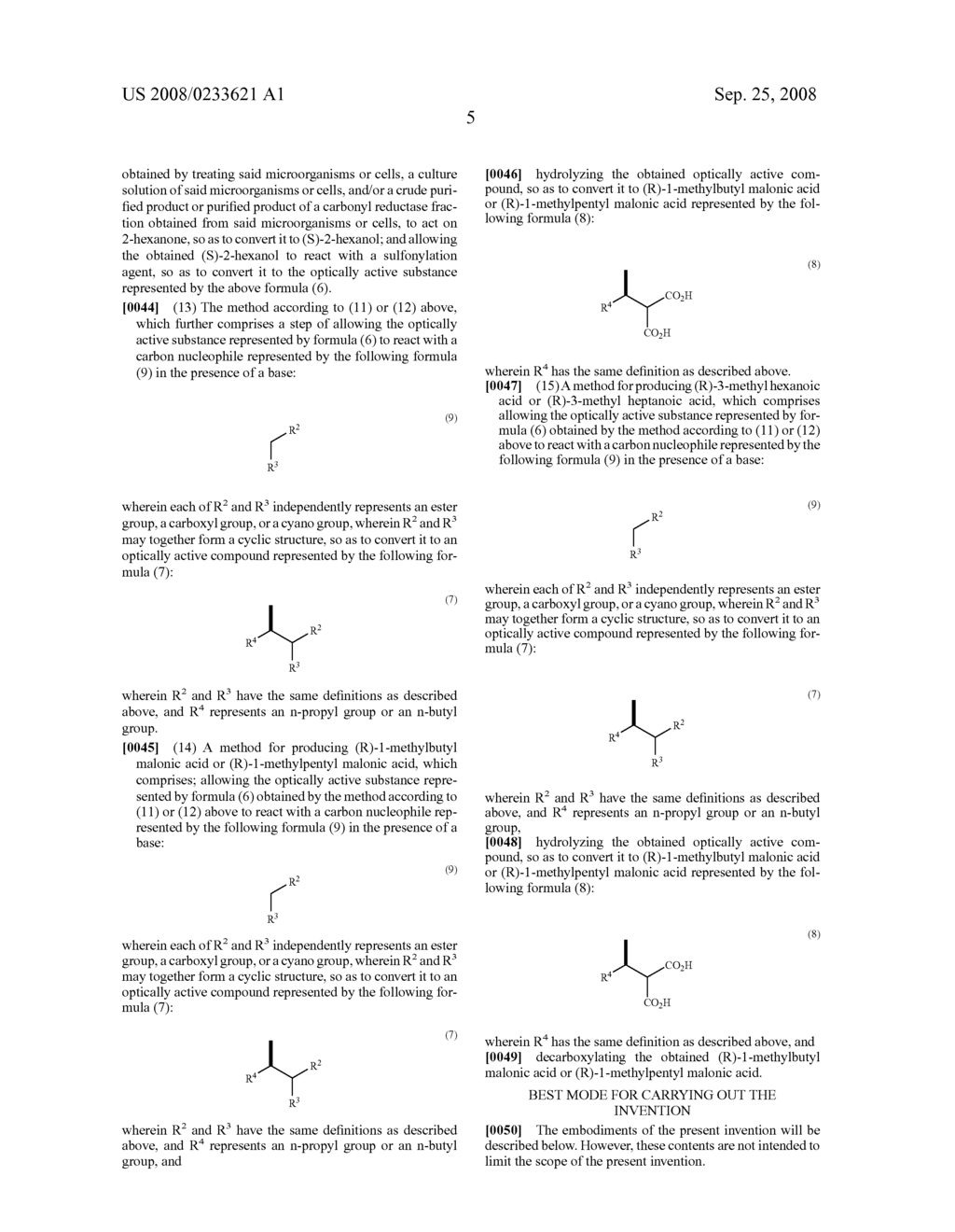 Method For Producing Alcohol and Carboxylic Acid Having Optical Activity - diagram, schematic, and image 06